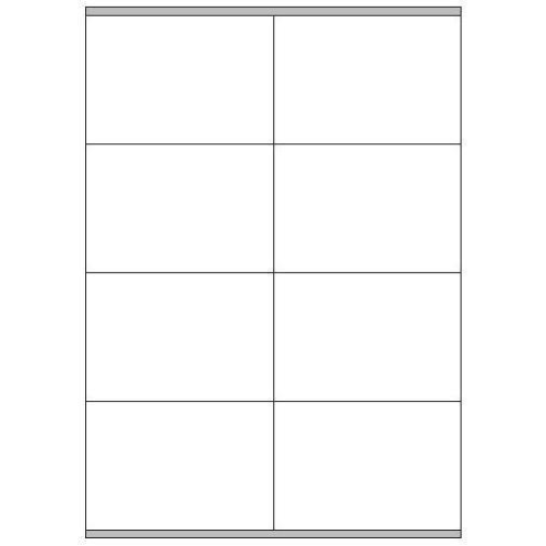 MEGASTAR CONF 800 ETICHETTE ADESIVE 105X72 mm BIANCO